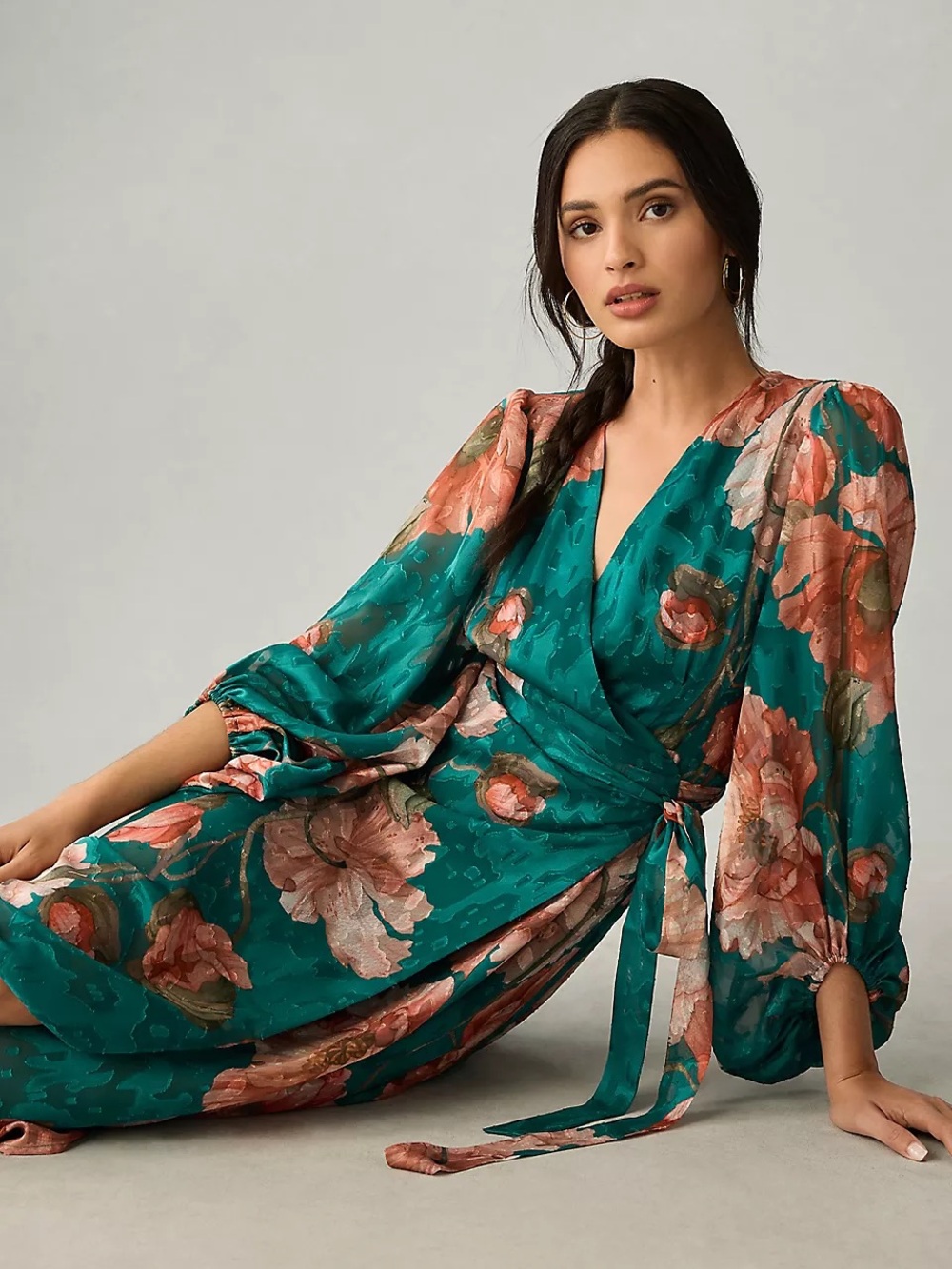 Anthropologie Hutch Floral Wrap Maxi Dress – XS – NWT